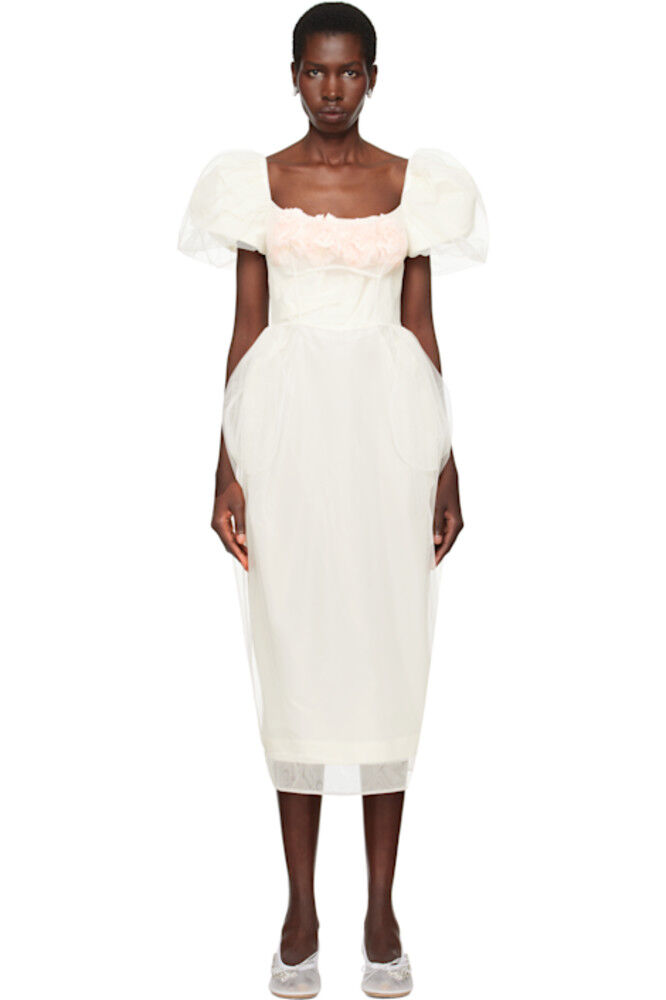 SSENSE Эксклюзивная свадебная капсула с вырезом на груди и гвоздикой макси-платье Simone Rocha
SSENSE Эксклюзивная свадебная капсула с вырезом на груди и гвоздикой макси-платье Simone Rocha