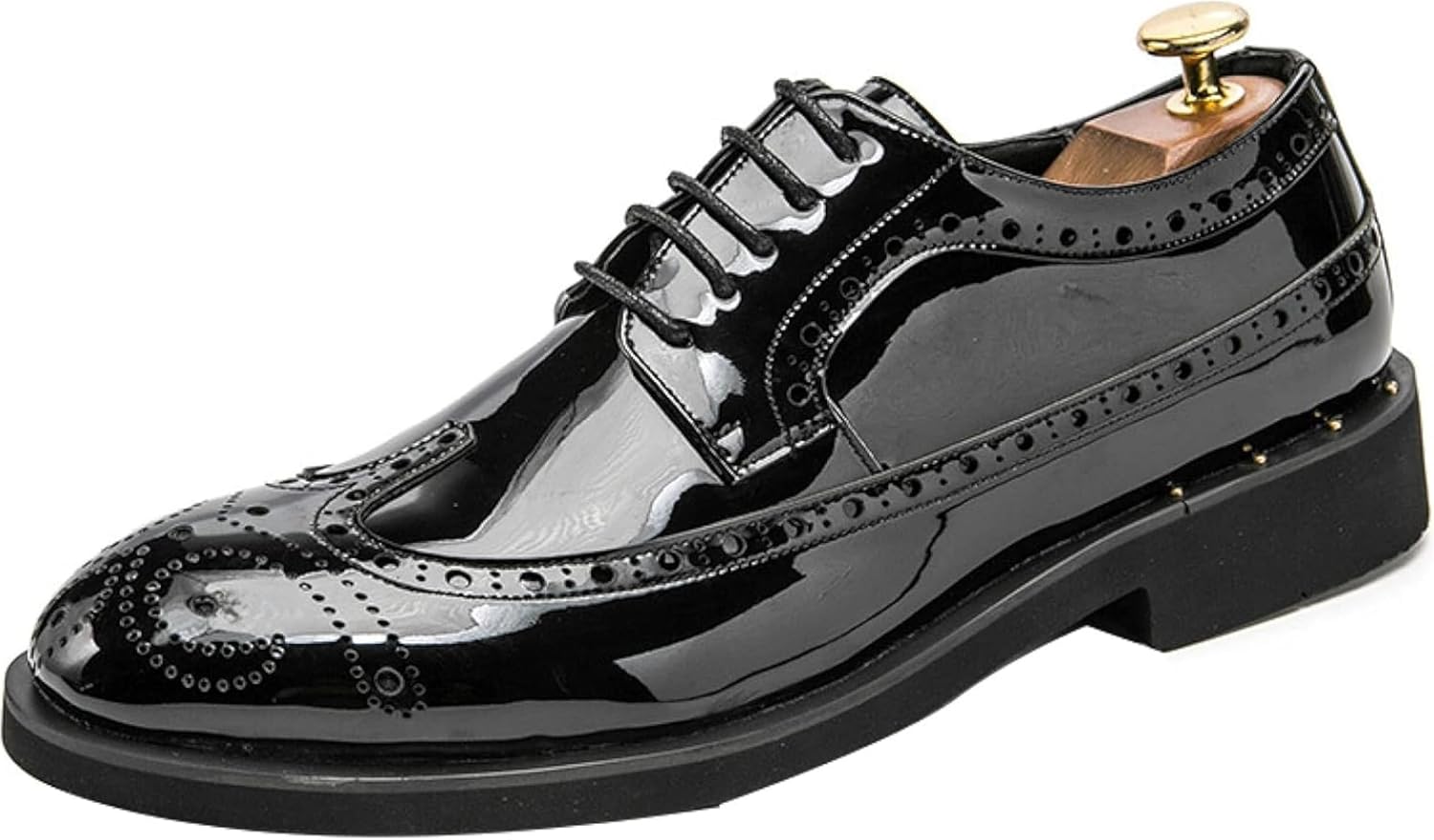 Мужские оксфорды OXCOWNIU с кружевами, кожаные лакированные бальные свадебные туфли, удобные современные повседневные оксфорды, черный
Мужские оксфорды OXCOWNIU с кружевами, кожаные лакированные бальные свадебные туфли, удобные современные повседневные оксфорды, черный