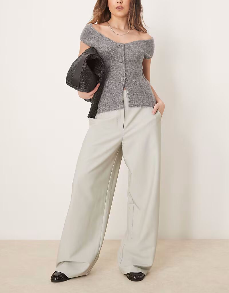 Свободные брюки прямого кроя ASOS DESIGN шалфейного цвета
Свободные брюки прямого кроя ASOS DESIGN шалфейного цвета