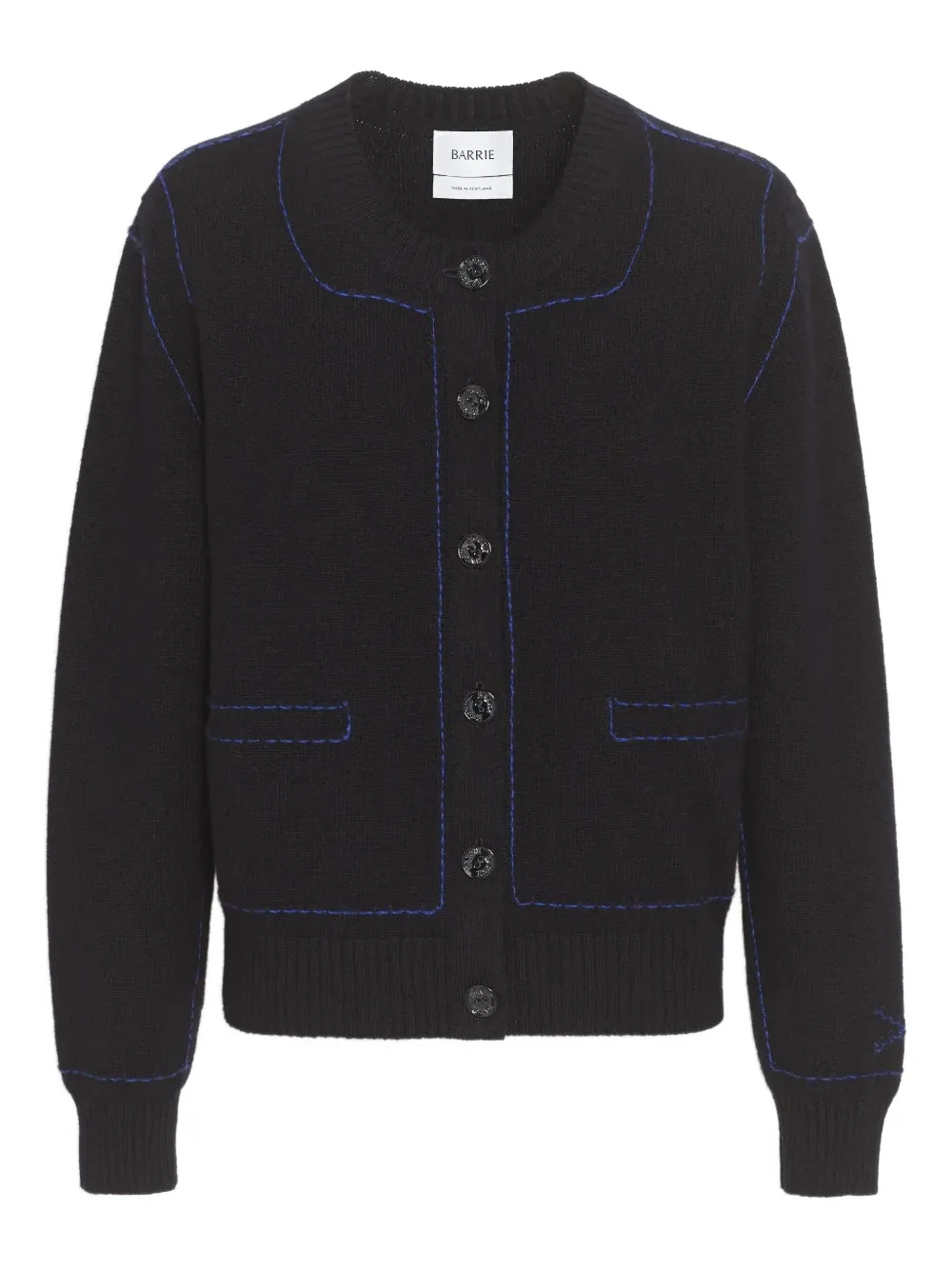 Кардиган с контрастной строчкой Barrie, черный
Кардиган с контрастной строчкой Barrie, черный