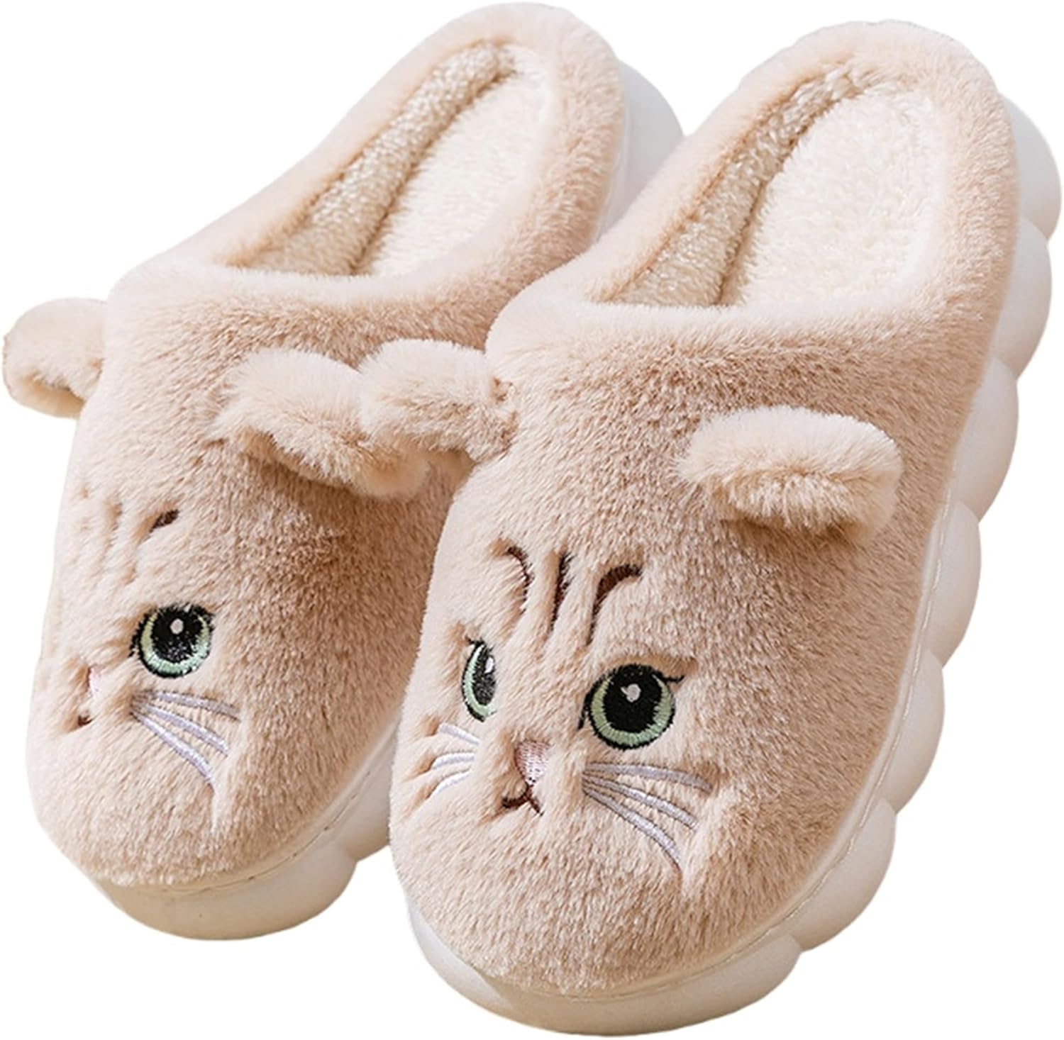 Тапочки AZCHEN с животными для женщин, милые тапочки в виде кота, уютные домашние мужские пушистые зимние тапочки, забавные хлопковые тапочки для взрослых, хаки
Тапочки AZCHEN с животными для женщин, милые тапочки в виде кота, уютные домашние мужские пушистые зимние тапочки, забавные хлопковые тапочки для взрослых, хаки