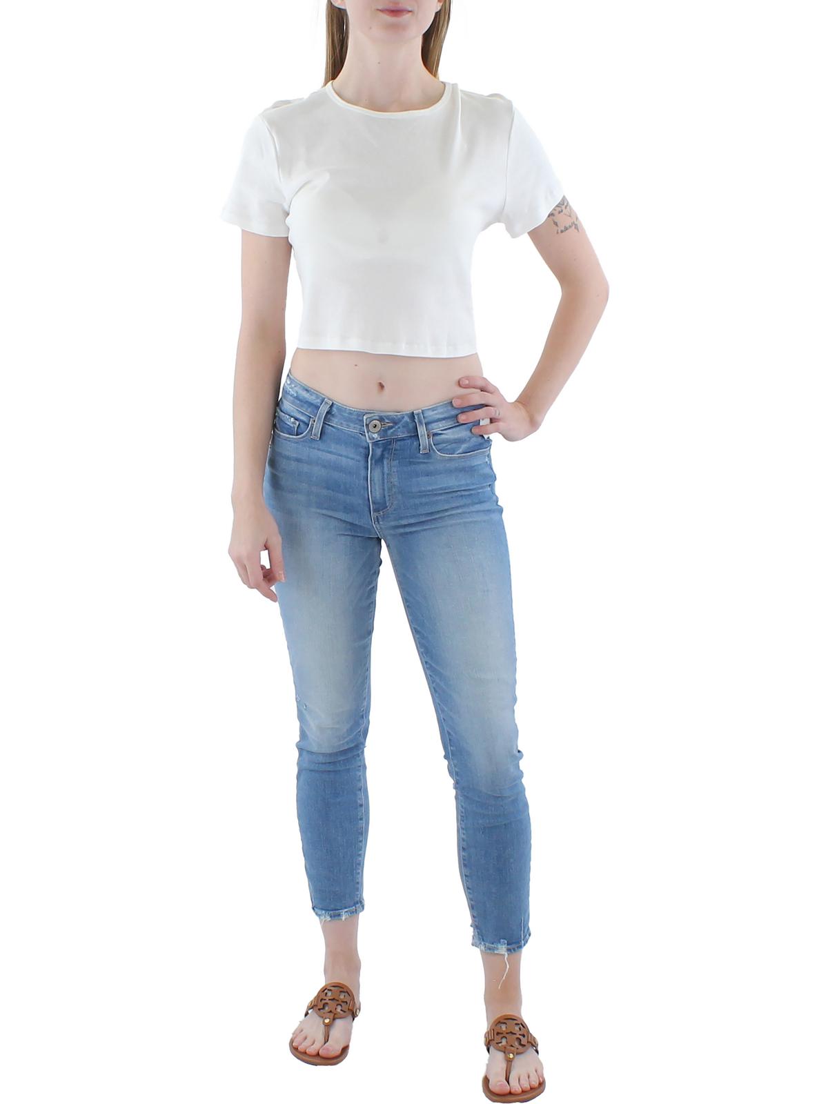 Футболка женская хлопковая укороченная для юниоров Self E, белый
Футболка женская хлопковая укороченная для юниоров Self E, белый