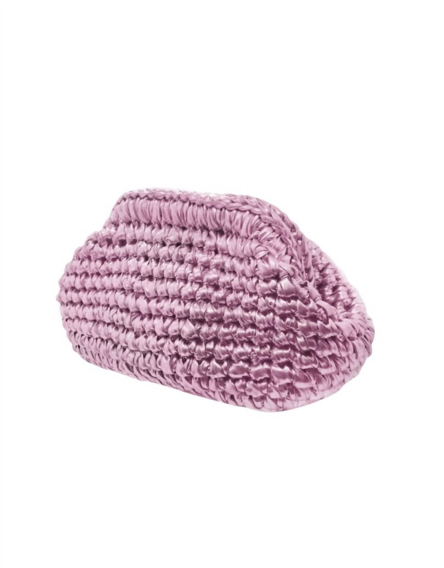 Женская розовая металлизированная сумка Амбер Noam Hazan
Женская розовая металлизированная сумка Амбер Noam Hazan