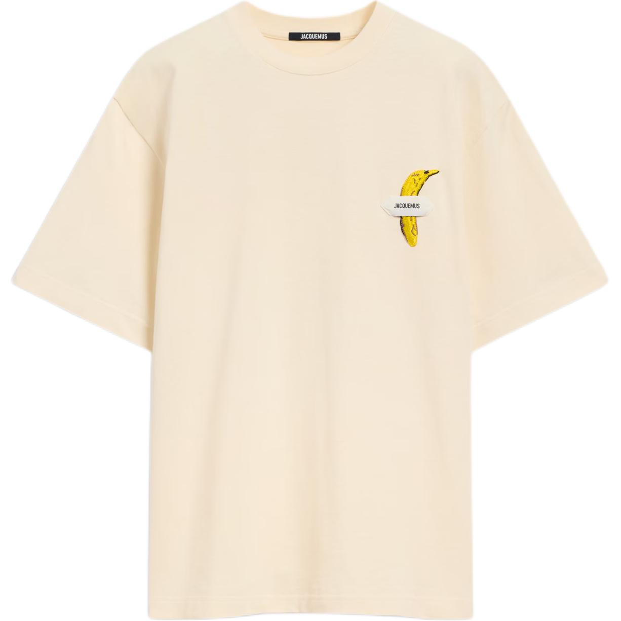 Футболка banane Jacquemus, серый/белый
Футболка banane Jacquemus, серый/белый