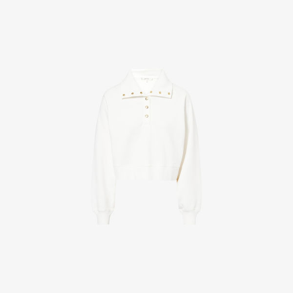 Свитшот Coach Frame из хлопкового джерси с высоким воротником, бежевый
Свитшот Coach Frame из хлопкового джерси с высоким воротником, бежевый