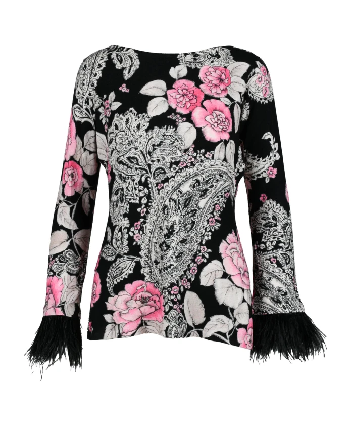 Перьевой рукав под пуловером Twinset, черный
Перьевой рукав под пуловером Twinset, черный