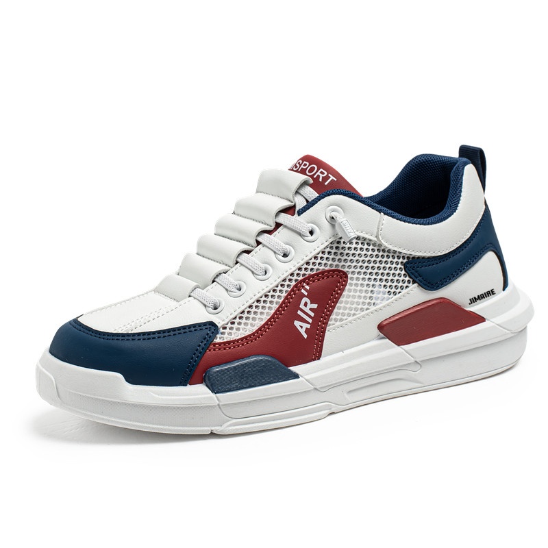 King Jinmai Мужские низкие кеды бело-красные, цвет White Red
King Jinmai Мужские низкие кеды бело-красные, цвет White Red