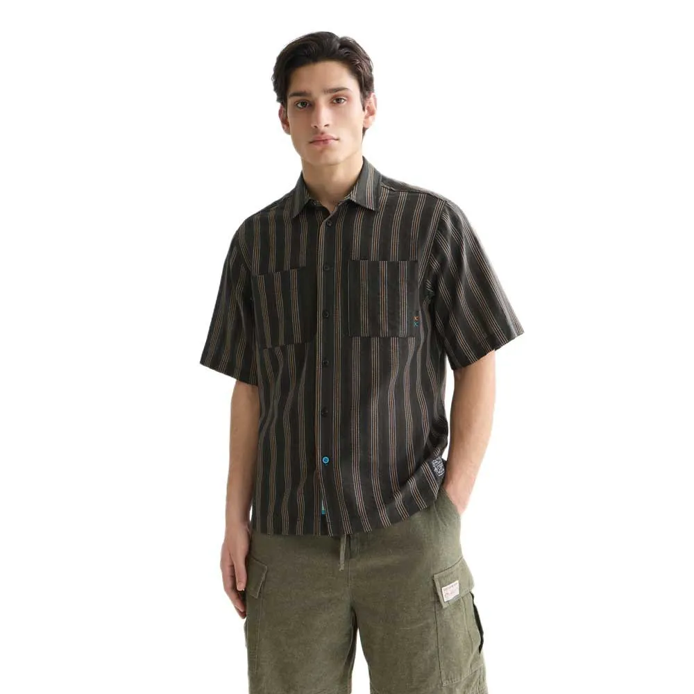 Рубашка с коротким рукавом свободного кроя Scotch & Soda 182246, зеленый
Рубашка с коротким рукавом свободного кроя Scotch & Soda 182246, зеленый