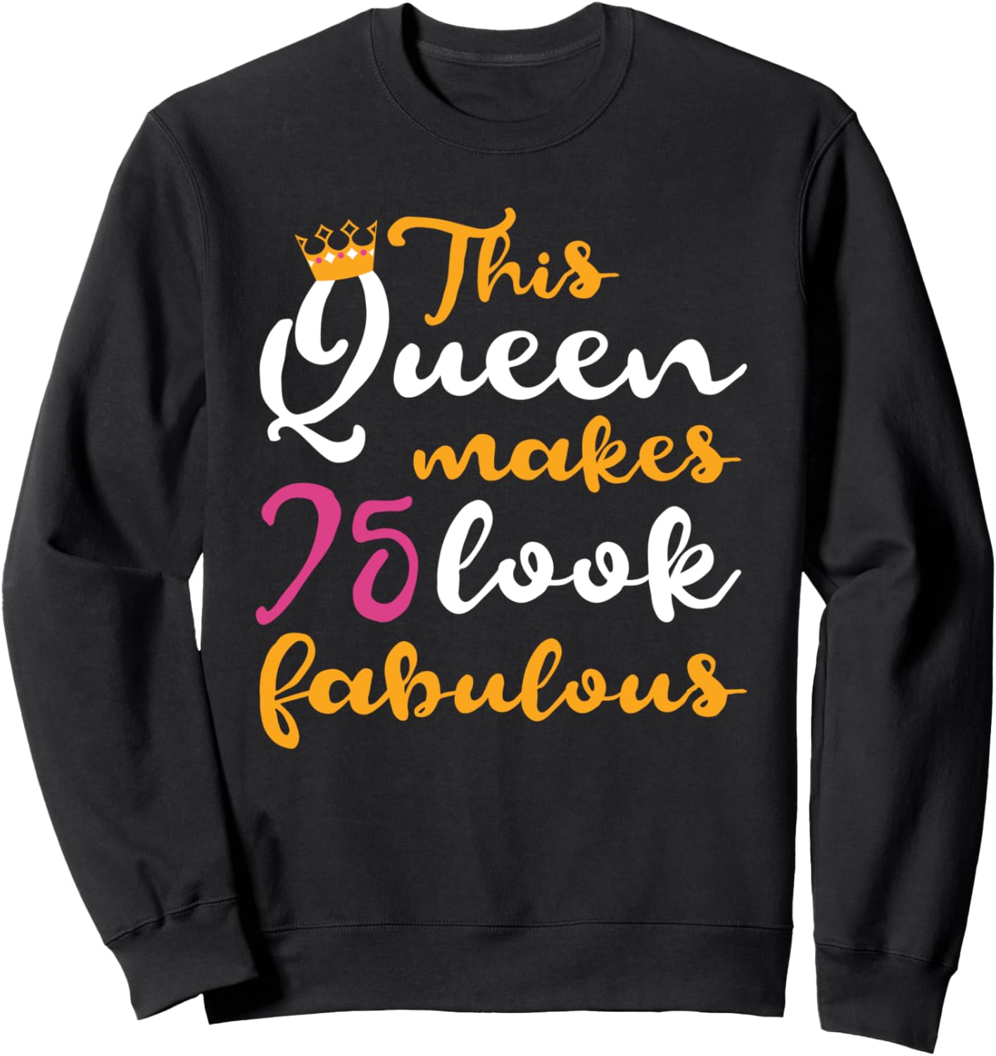 Эта толстовка «Королева выглядит великолепно в 75 лет» - подарок на 75-летие, черная (black 19-3911tcx), размер S Shirtbooth: Fabulous Birthdays
Эта толстовка «Королева выглядит великолепно в 75 лет» - подарок на 75-летие, черная (black 19-3911tcx), размер S Shirtbooth: Fabulous Birthdays