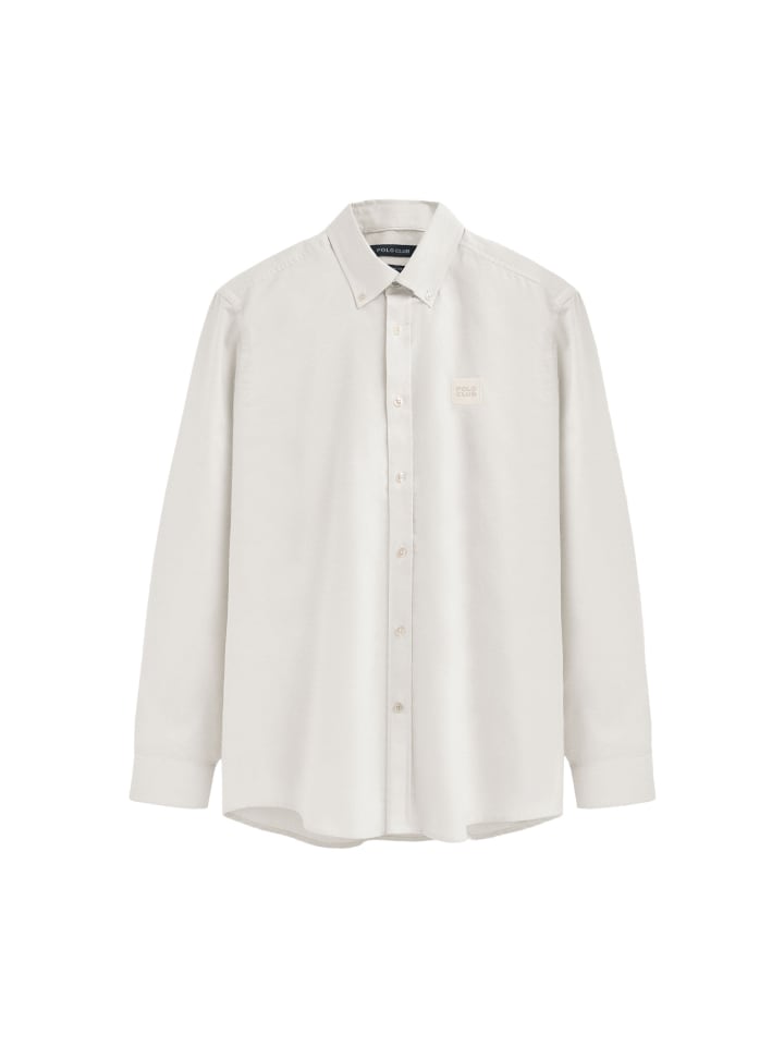 Рубашка с длинными рукавами цвета экрю Polo Club
Рубашка с длинными рукавами цвета экрю Polo Club