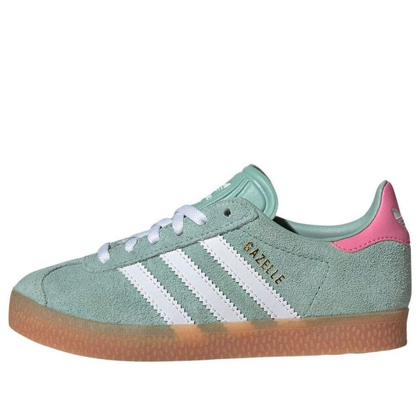 Кроссовки gazelle 'hazy green white pink' Adidas, зеленый
Кроссовки gazelle 'hazy green white pink' Adidas, зеленый