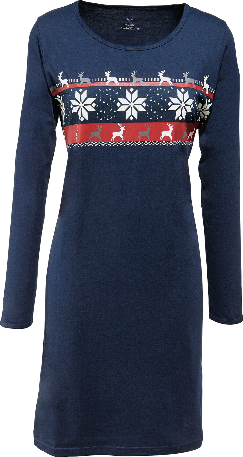 Ночная рубашка Erwin Müller, темно-синий
Ночная рубашка Erwin Müller, темно-синий