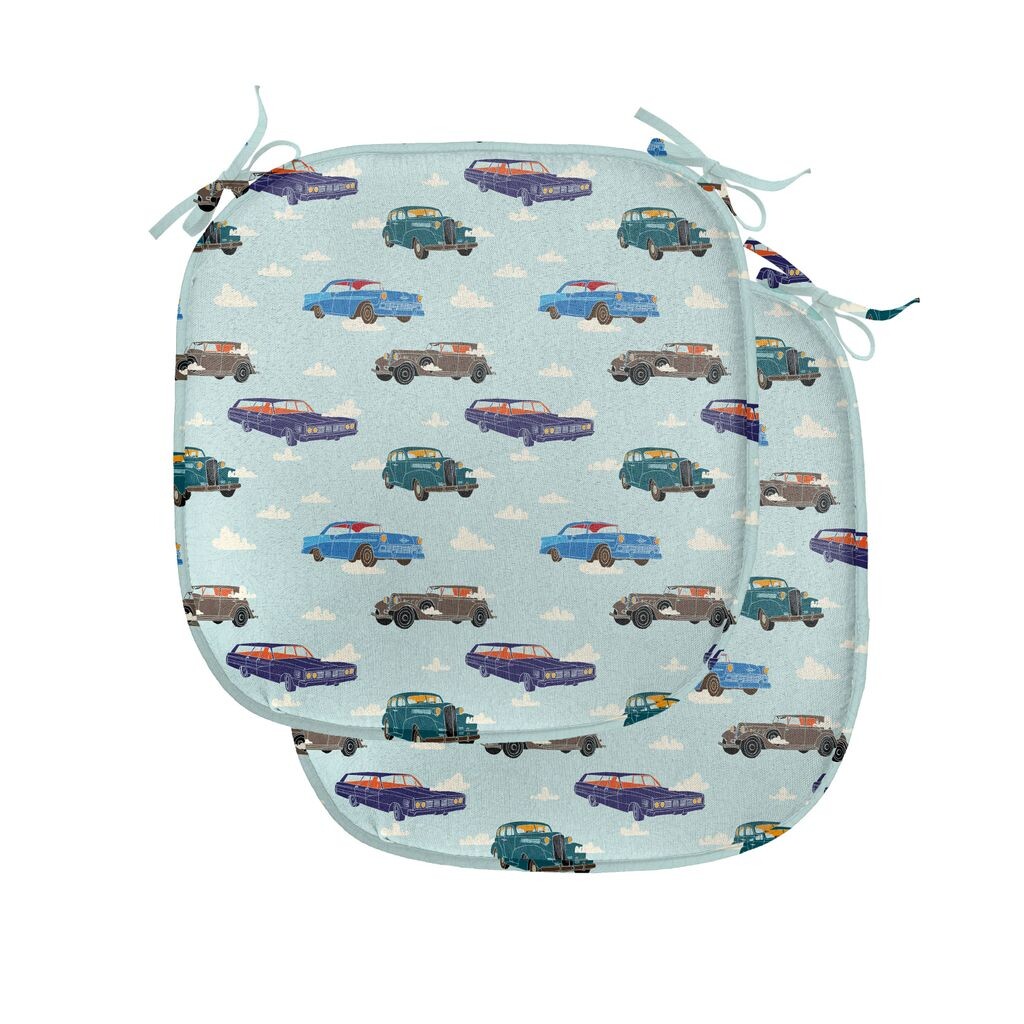Подушки на обеденный стул ABAKUHAUS Cars, Abstarct Design Retro Ride, декоративная водонепроницаемая подушка с ремнями для кухонных сидений, 40 см x 40 см — упаковка из 2 шт., бледно-голубой, бирюзовый, умбра
Подушки на обеденный стул ABAKUHAUS Cars, Abstarct Design Retro Ride, декоративная водонепроницаемая подушка с ремнями для кухонных сидений, 40 см x 40 см — упаковка из 2 шт., бледно-голубой, бирюзовый, умбра