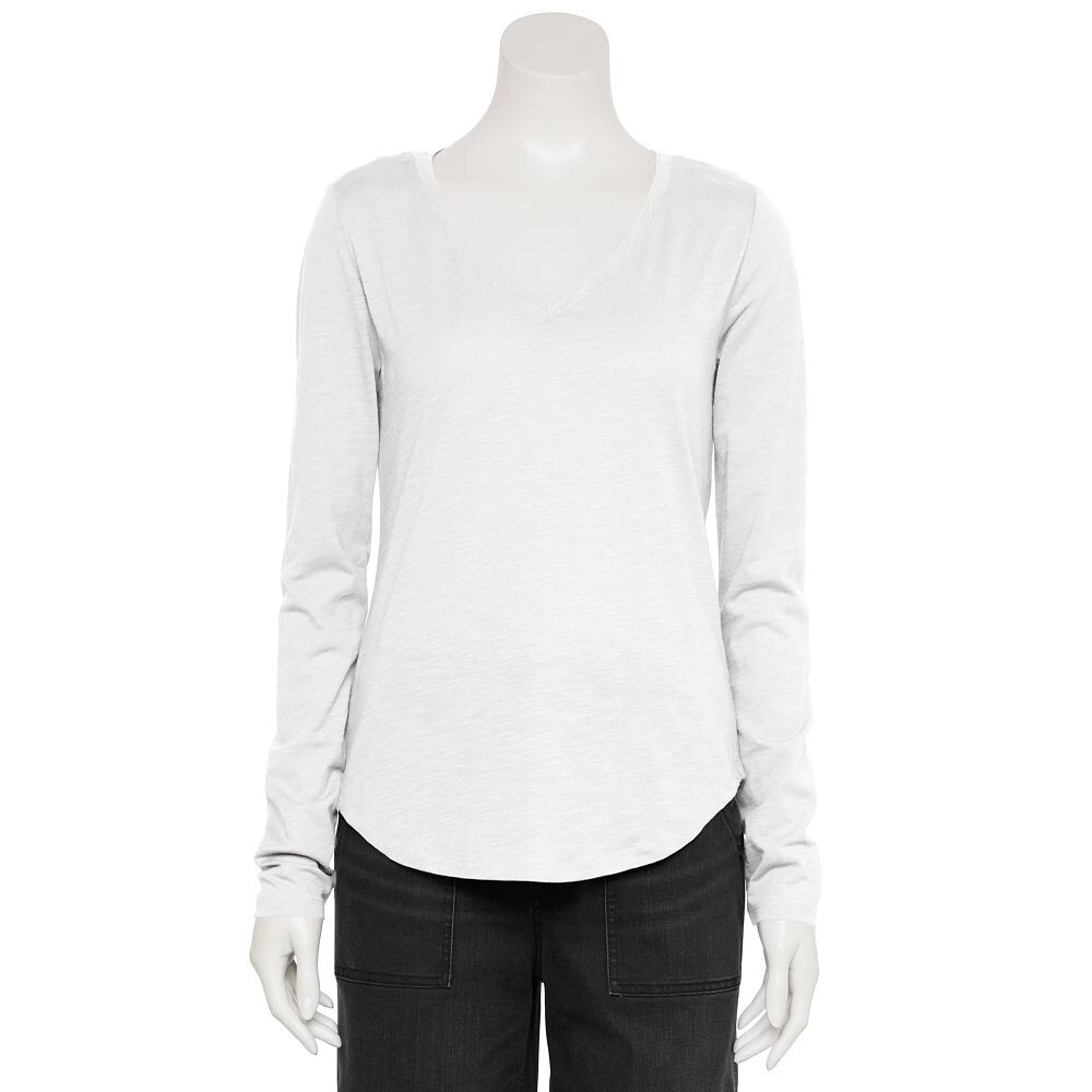 Женская футболка Sonoma Goods For Life Adaptive на каждый день с длинными рукавами и v-образным вырезом, цвет Vital White
Женская футболка Sonoma Goods For Life Adaptive на каждый день с длинными рукавами и v-образным вырезом, цвет Vital White