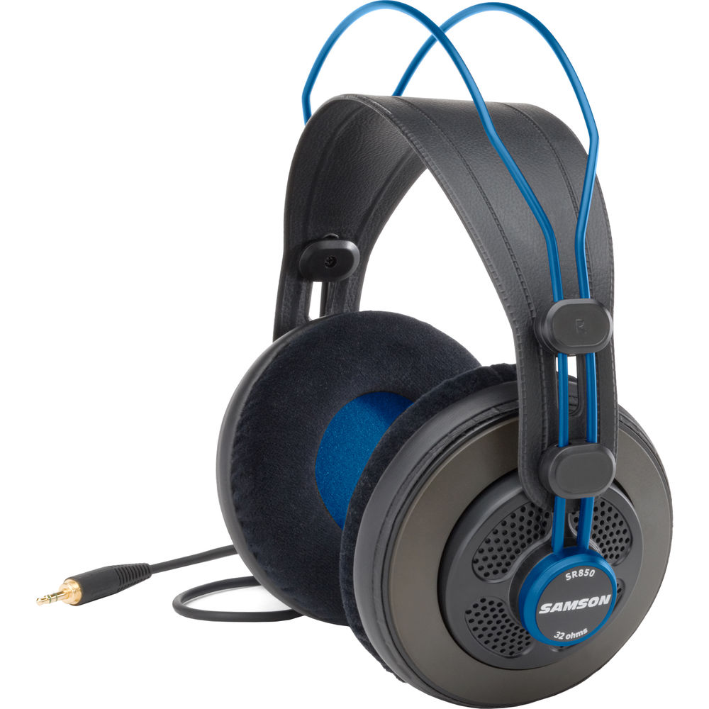 Профессиональные наушники Samson SR850B Semi-Open Studio Headphones (Blue) SR850B
Профессиональные наушники Samson SR850B Semi-Open Studio Headphones (Blue) SR850B