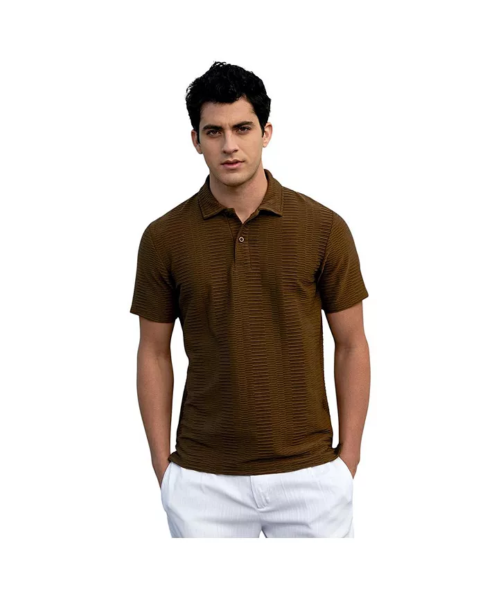 Мужская поло-футболка Mocha Brown с плоскими складками Campus Sutra, коричневый
Мужская поло-футболка Mocha Brown с плоскими складками Campus Sutra, коричневый