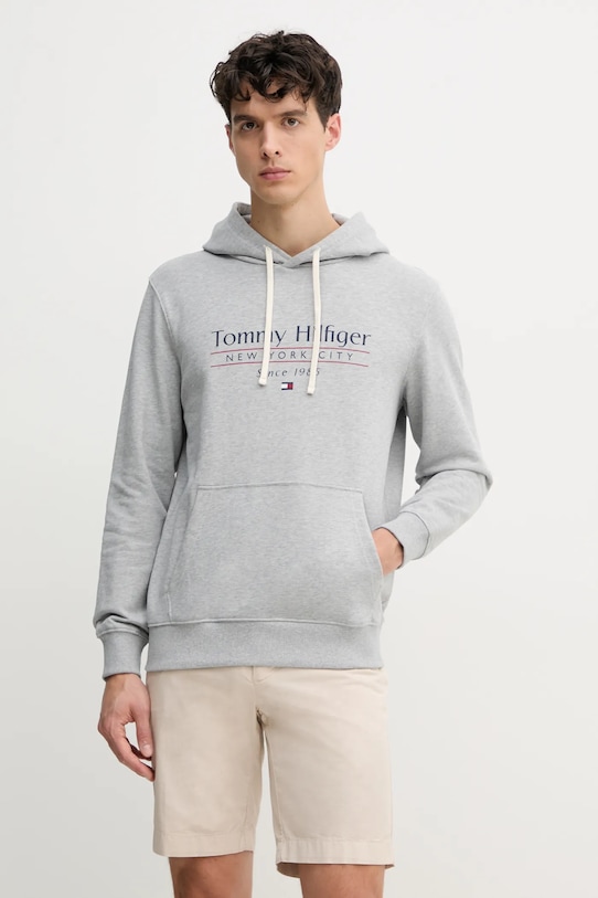 Хлопковая толстовка Tommy Hilfiger, серый
Хлопковая толстовка Tommy Hilfiger, серый