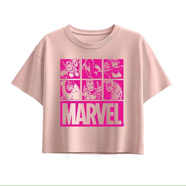 Футболка Boxy для девочек 7-16 лет Heroes Marvel, Light Pink
Футболка Boxy для девочек 7-16 лет Heroes Marvel, Light Pink