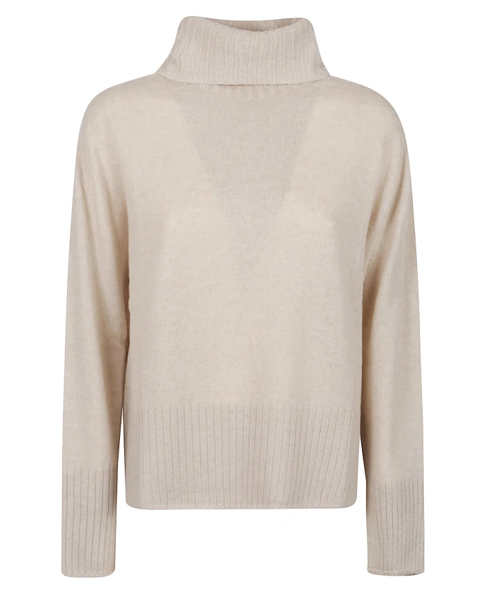 Свитер с длинными рукавами и высоким воротником Aragona, бежевый
Свитер с длинными рукавами и высоким воротником Aragona, бежевый