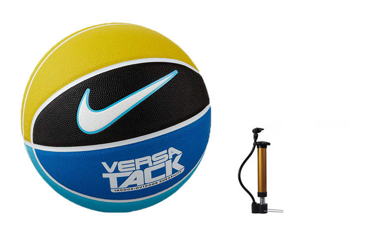 Nike Резиновый баскетбольный мяч черно-сине-желтый размер 7 тренировочный унисекс
Nike Резиновый баскетбольный мяч черно-сине-желтый размер 7 тренировочный унисекс