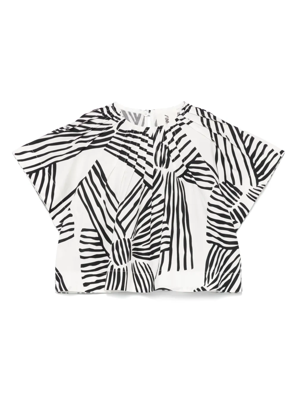 Блузка в полоску Simonetta, белый 
Блузка в полоску Simonetta, белый