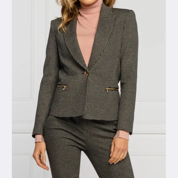 Элегантный пиджак приталенного кроя Liu Jo, черный
Элегантный пиджак приталенного кроя Liu Jo, черный