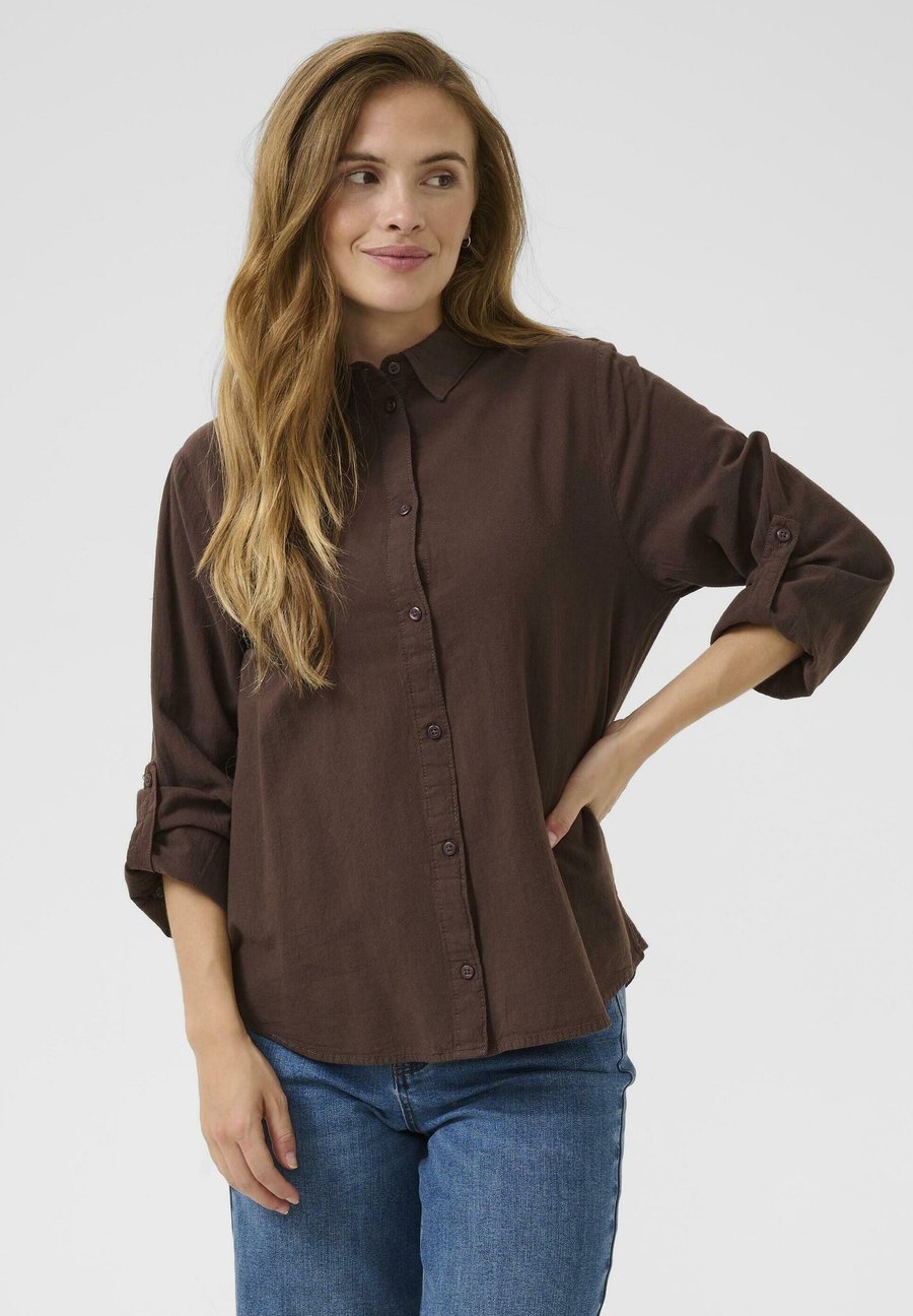 Блуза Kaffe Button-down blouse, Chocolate Brown/Brown
Блуза Kaffe Button-down blouse, Chocolate Brown/Brown