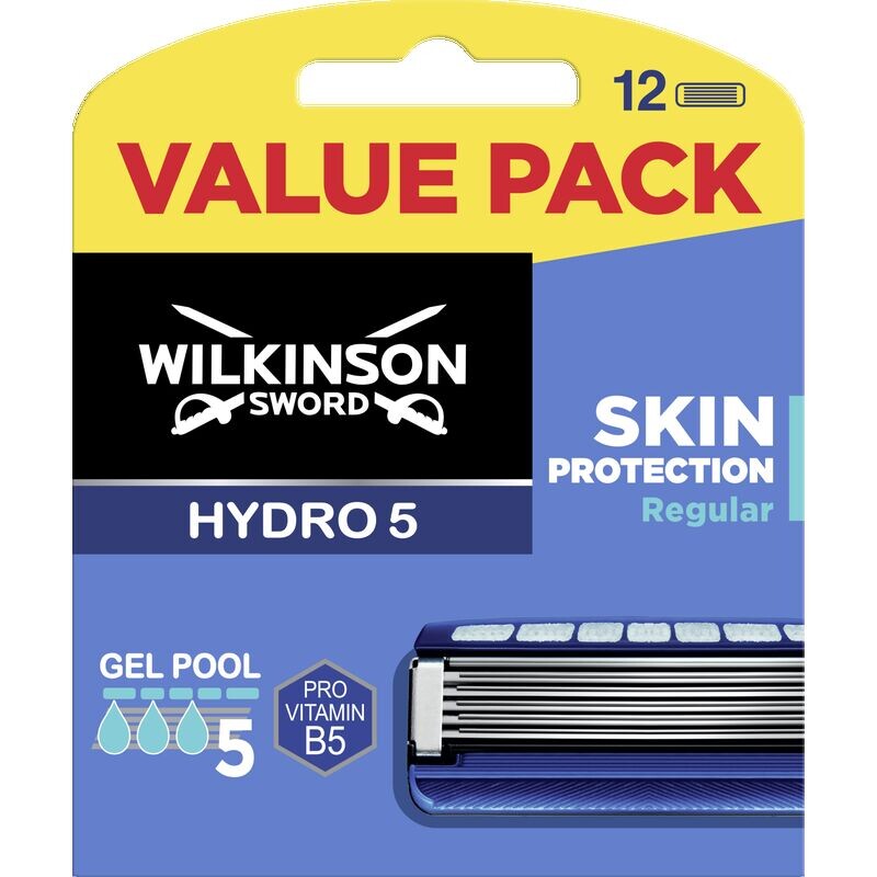 Hydro 5 Skin Protection Обычные лезвия для бритвы Wilkinson Sword, 12 шт.
Hydro 5 Skin Protection Обычные лезвия для бритвы Wilkinson Sword, 12 шт.