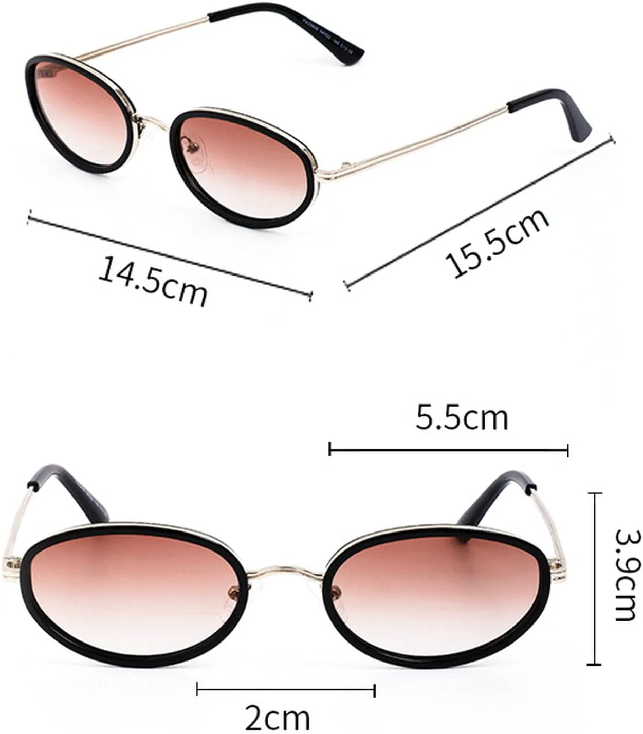 Ретро-солнцезащитные очки овальной формы для женщин и мужчин в винтажном стиле 90-х, модные металлические солнцезащитные очки с градиентными линзами mincl, C5
Ретро-солнцезащитные очки овальной формы для женщин и мужчин в винтажном стиле 90-х, модные металлические солнцезащитные очки с градиентными линзами mincl, C5