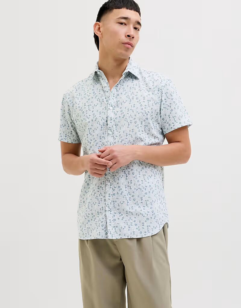 Рубашка Jack & Jones белого цвета
Рубашка Jack & Jones белого цвета