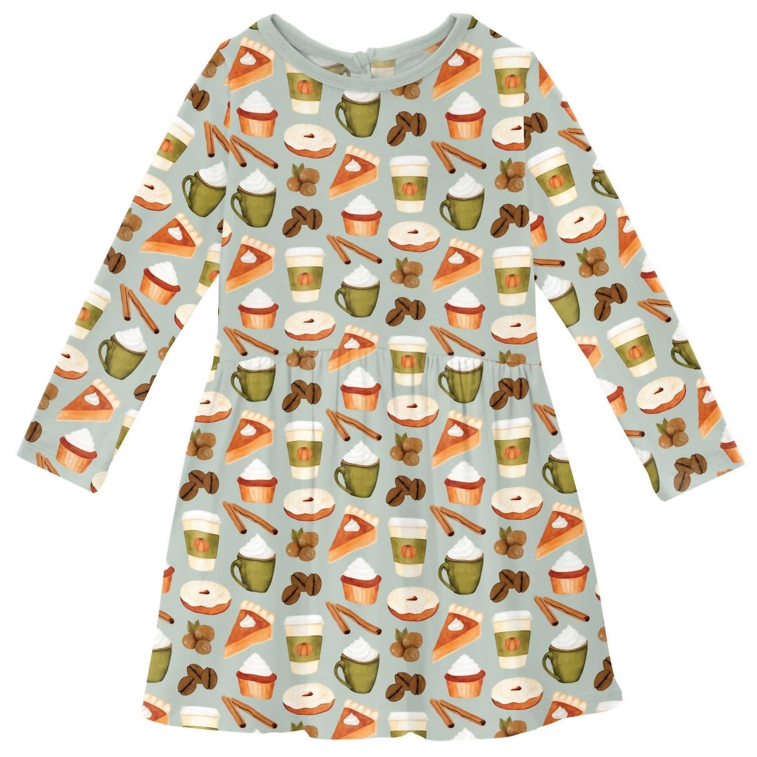 Платье-трапеция для девочек с длинными рукавами и карманами, цвет «много тыквенных специй» Kickee, Multi Pumpkin Spice
Платье-трапеция для девочек с длинными рукавами и карманами, цвет «много тыквенных специй» Kickee, Multi Pumpkin Spice