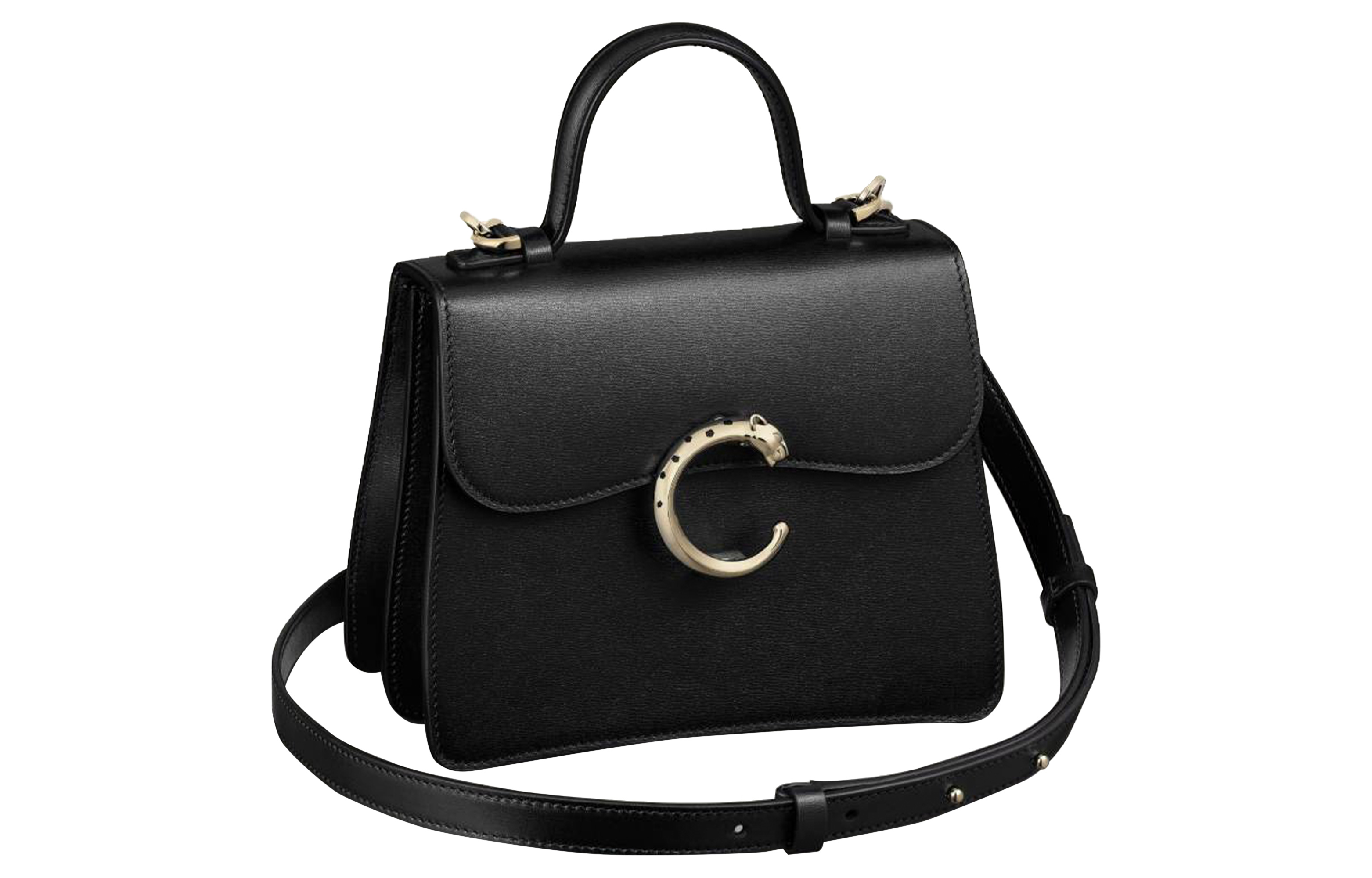 Cartier Сумка через плечо мини из телячьей кожи пантера женская черная
Cartier Сумка через плечо мини из телячьей кожи пантера женская черная