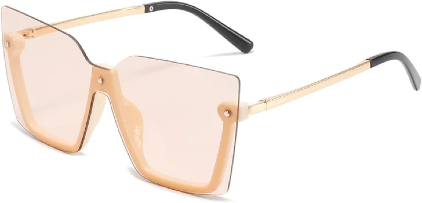 Винтажные солнцезащитные очки в полуободковой оправе для женщин и мужчин, модные очки в крупной оправе для активного отдыха и вождения, защита от УФ-излучения UV400 TKKTLLT, Beige Tea
Винтажные солнцезащитные очки в полуободковой оправе для женщин и мужчин, модные очки в крупной оправе для активного отдыха и вождения, защита от УФ-излучения UV400 TKKTLLT, Beige Tea