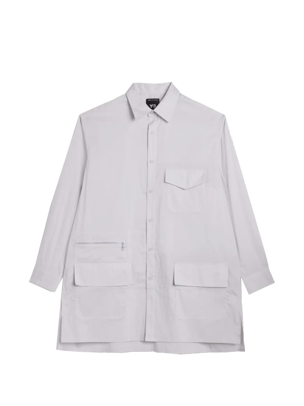 Рубашка Y-3 с накладными карманами Y-3, серый
Рубашка Y-3 с накладными карманами Y-3, серый