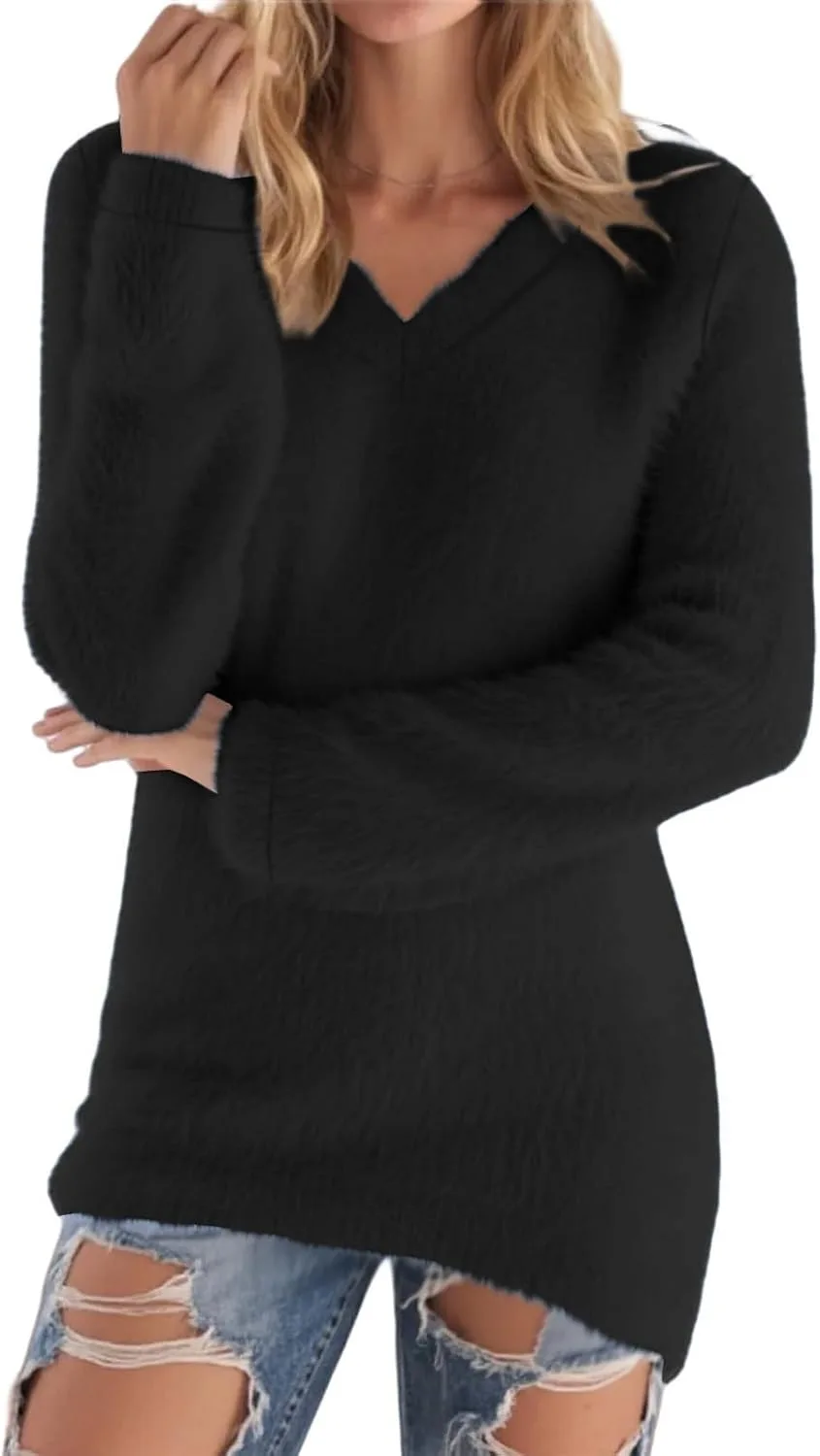 Женская толстовка Sherpa Fleece с капюшоном — удлиненная туника с V-образным вырезом GOHRSHA
Женская толстовка Sherpa Fleece с капюшоном — удлиненная туника с V-образным вырезом GOHRSHA