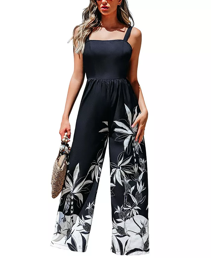 Женский тропический комбинезон Catch the Breeze Cupshe, черный
Женский тропический комбинезон Catch the Breeze Cupshe, черный