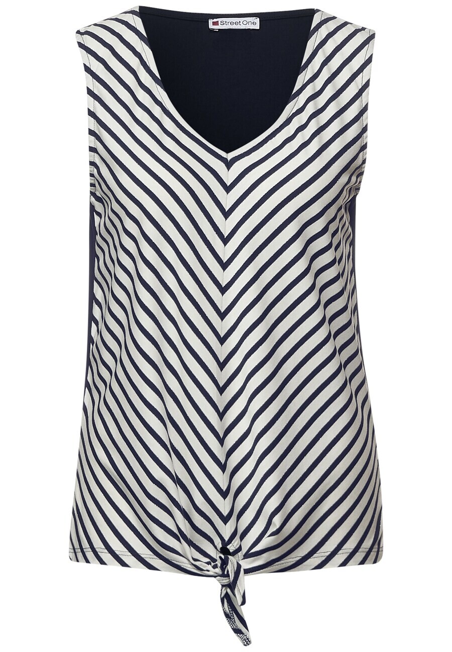 Топ Street One, темно-синий/белый 
Топ Street One, темно-синий/белый