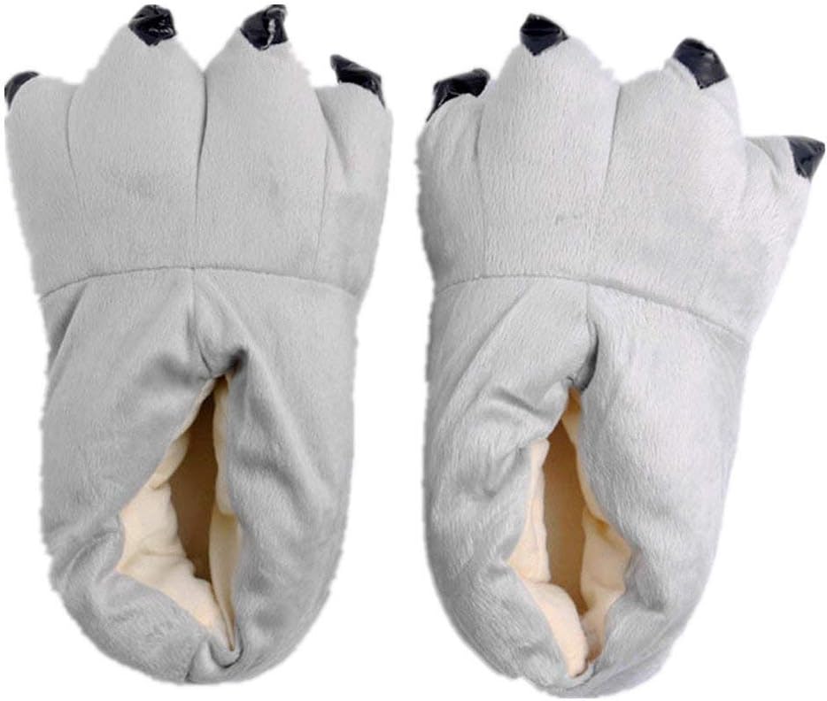 Унисекс тапочки Japsom из мягкой фланели в виде монстра для дома, костюм на Хэллоуин, обувь с лапами и когтями, серый
Унисекс тапочки Japsom из мягкой фланели в виде монстра для дома, костюм на Хэллоуин, обувь с лапами и когтями, серый