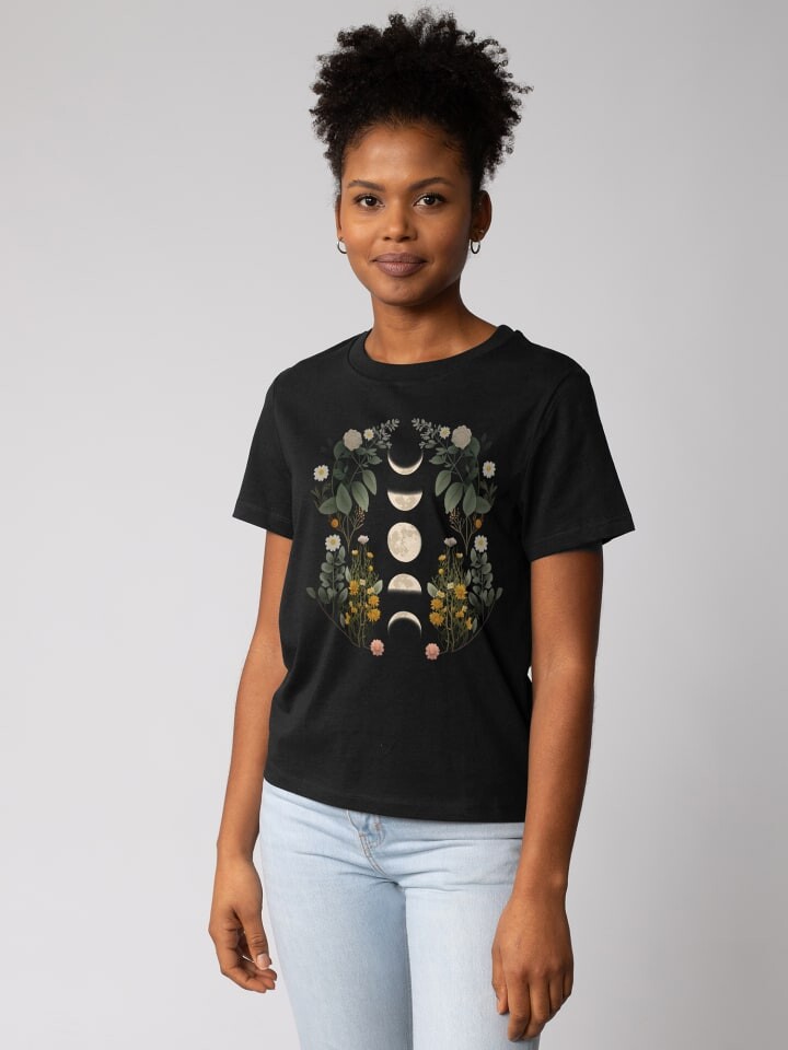 Футболка wat Apparel T-Shirt Moonphases & Flowers, черный
Футболка wat Apparel T-Shirt Moonphases & Flowers, черный
