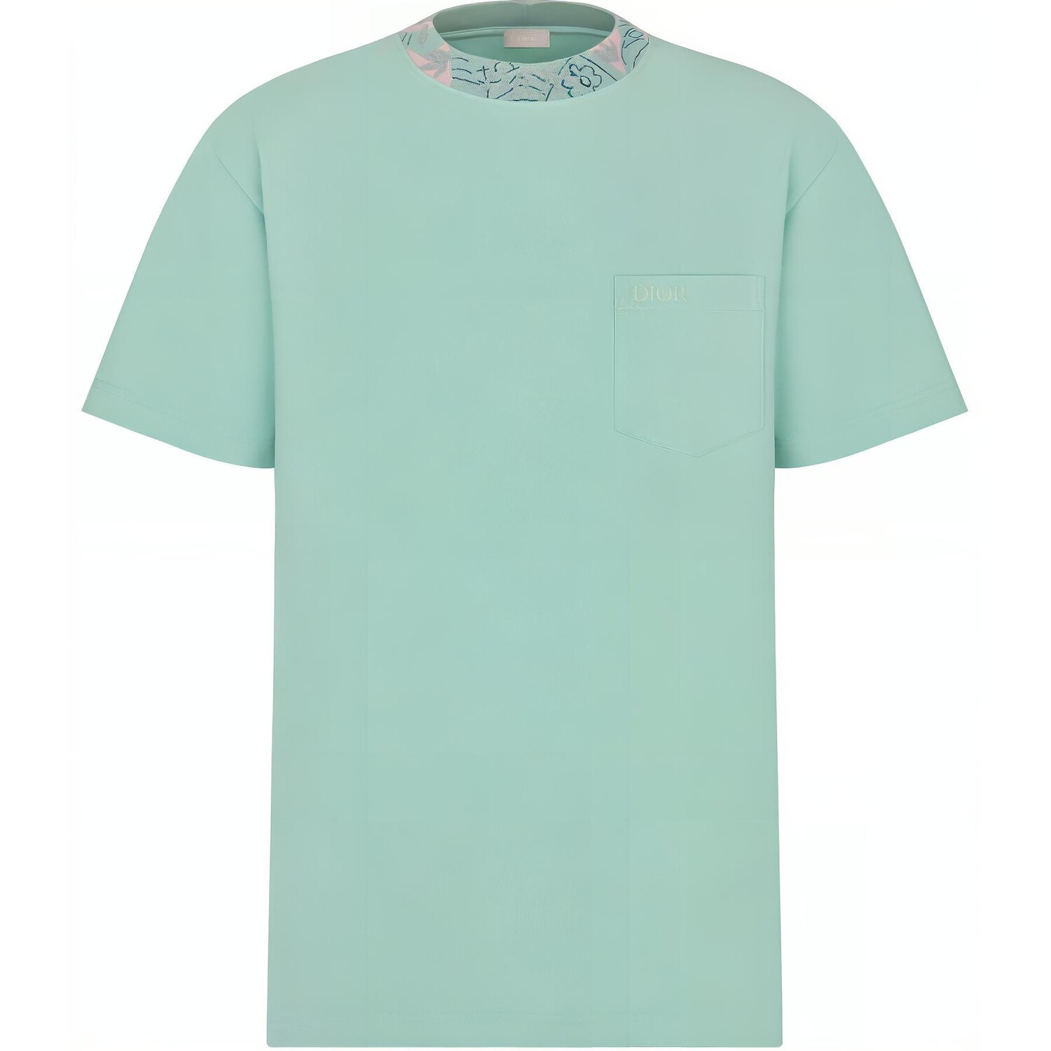 Футболка мужская зеленая Dior, зеленый 
Футболка мужская зеленая Dior, зеленый