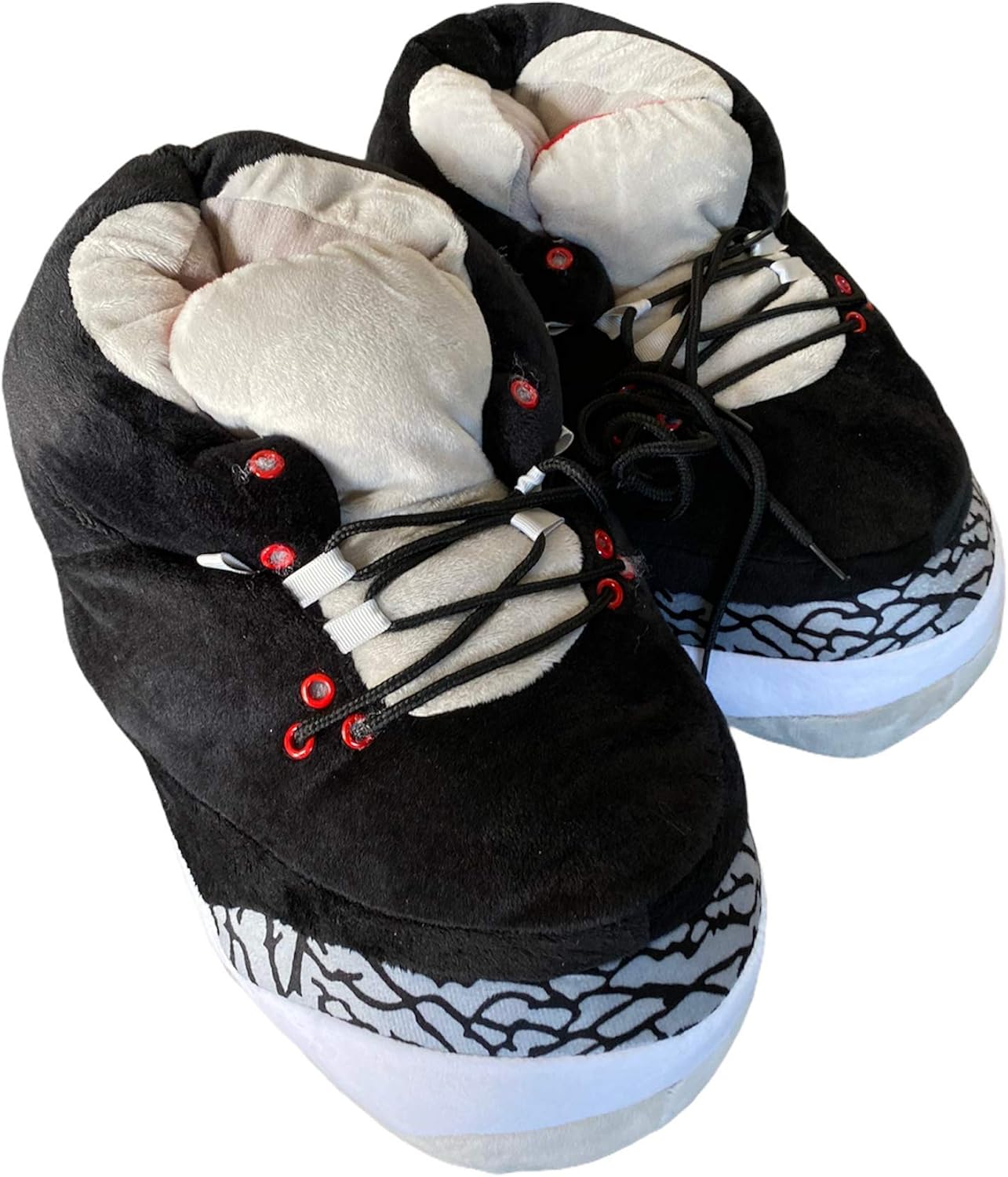 Домашние тапочки KZK KrazeKickz для взрослых - пушистые шлепанцы для женщин и мужчин - унисекс, Aj3 Cement
Домашние тапочки KZK KrazeKickz для взрослых - пушистые шлепанцы для женщин и мужчин - унисекс, Aj3 Cement