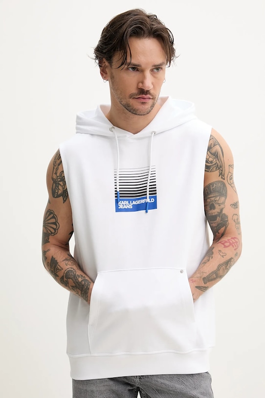 Хлопковая жилетка Karl Lagerfeld Jeans, белый
Хлопковая жилетка Karl Lagerfeld Jeans, белый