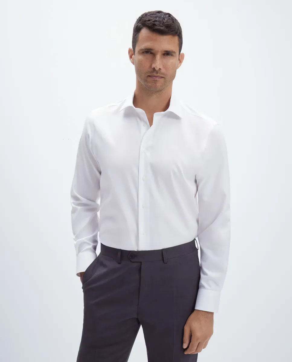 Мужская классическая рубашка стандартного кроя Emidio Tucci, белый
Мужская классическая рубашка стандартного кроя Emidio Tucci, белый