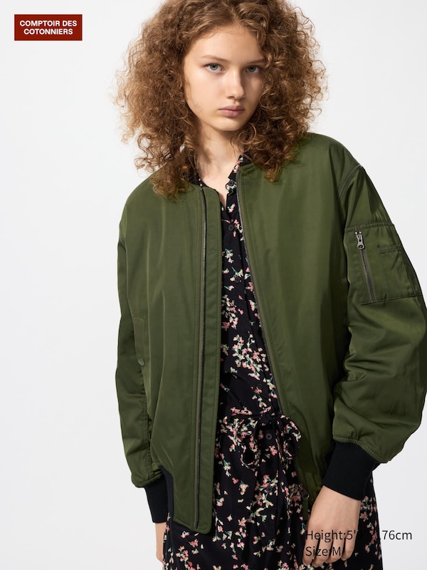 Куртка-бомбер Uniqlo, 58 dark green
Куртка-бомбер Uniqlo, 58 dark green
