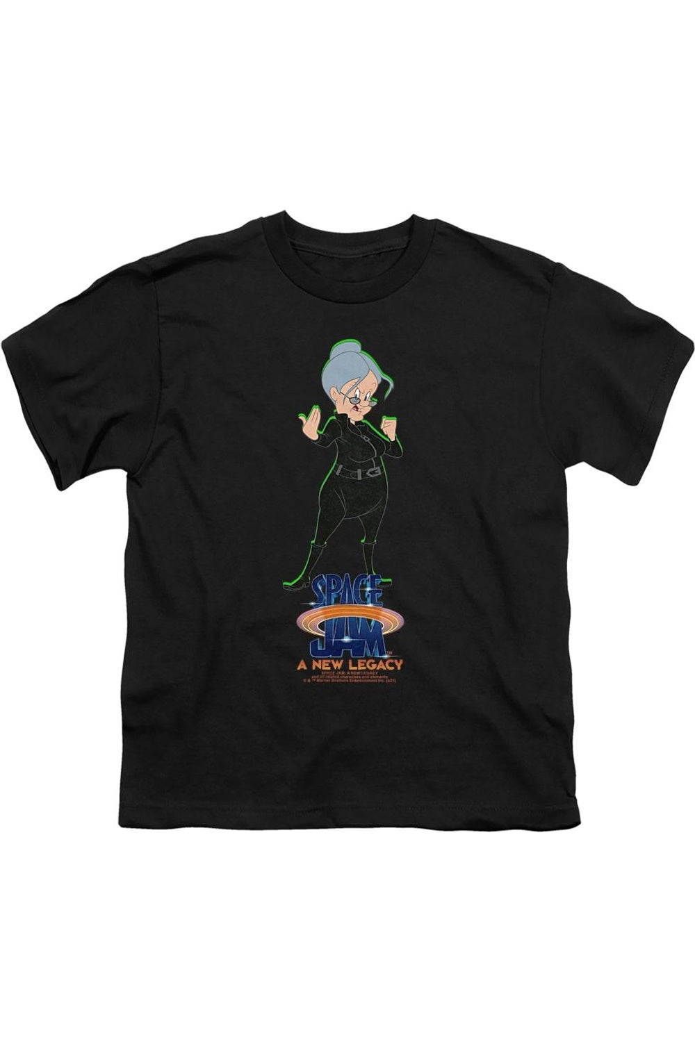 Футболка Space Jam 2 "Бабушка Матрица" с коротким рукавом для детей Gildan, черный
Футболка Space Jam 2 "Бабушка Матрица" с коротким рукавом для детей Gildan, черный