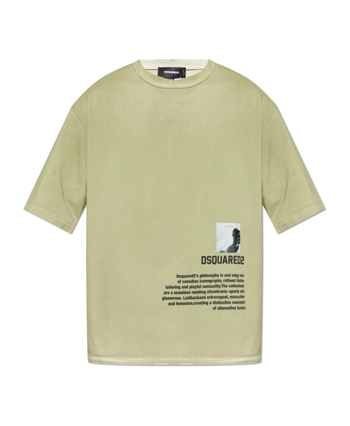 Футболка с принтом Dsquared2, зеленый
Футболка с принтом Dsquared2, зеленый