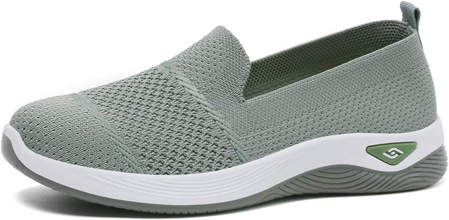 Женские ортопедические кроссовки Kubbon с противоскользящей подошвой, дышащей сеткой, амортизирующей подошвой, удобные для прогулок, путешествий, работы и вождения, зеленый
Женские ортопедические кроссовки Kubbon с противоскользящей подошвой, дышащей сеткой, амортизирующей подошвой, удобные для прогулок, путешествий, работы и вождения, зеленый