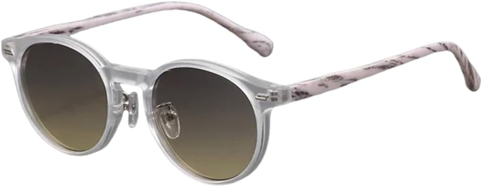 Винтажные солнцезащитные очки для мужчин и женщин, матовая полированная круглая оправа, для использования на открытом воздухе, ультрафиолетовое излучение VFDHN, White Yellow
Винтажные солнцезащитные очки для мужчин и женщин, матовая полированная круглая оправа, для использования на открытом воздухе, ультрафиолетовое излучение VFDHN, White Yellow