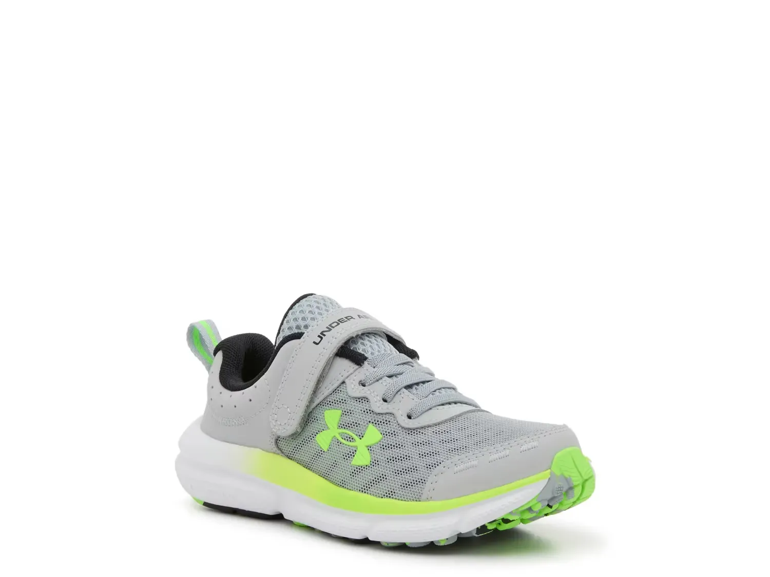 Кроссовки Assert 10 - детские Under Armour, Grey/Green 
Кроссовки Assert 10 - детские Under Armour, Grey/Green
