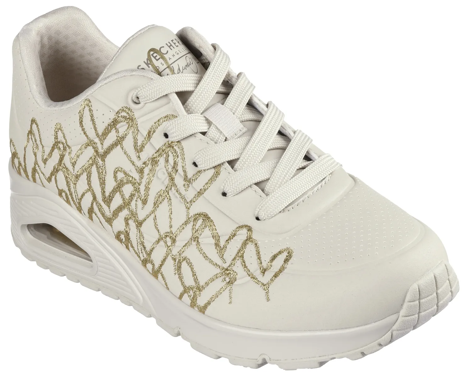 Кроссовки Skechers "UNO-GOLDEN HEART", повседневная обувь, полуботинки, шнуровка с удобной функцией Skech Air, цвет Natur-Goldfarben
Кроссовки Skechers "UNO-GOLDEN HEART", повседневная обувь, полуботинки, шнуровка с удобной функцией Skech Air, цвет Natur-Goldfarben